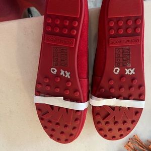 Michael Kors red shoes, size7 1/2